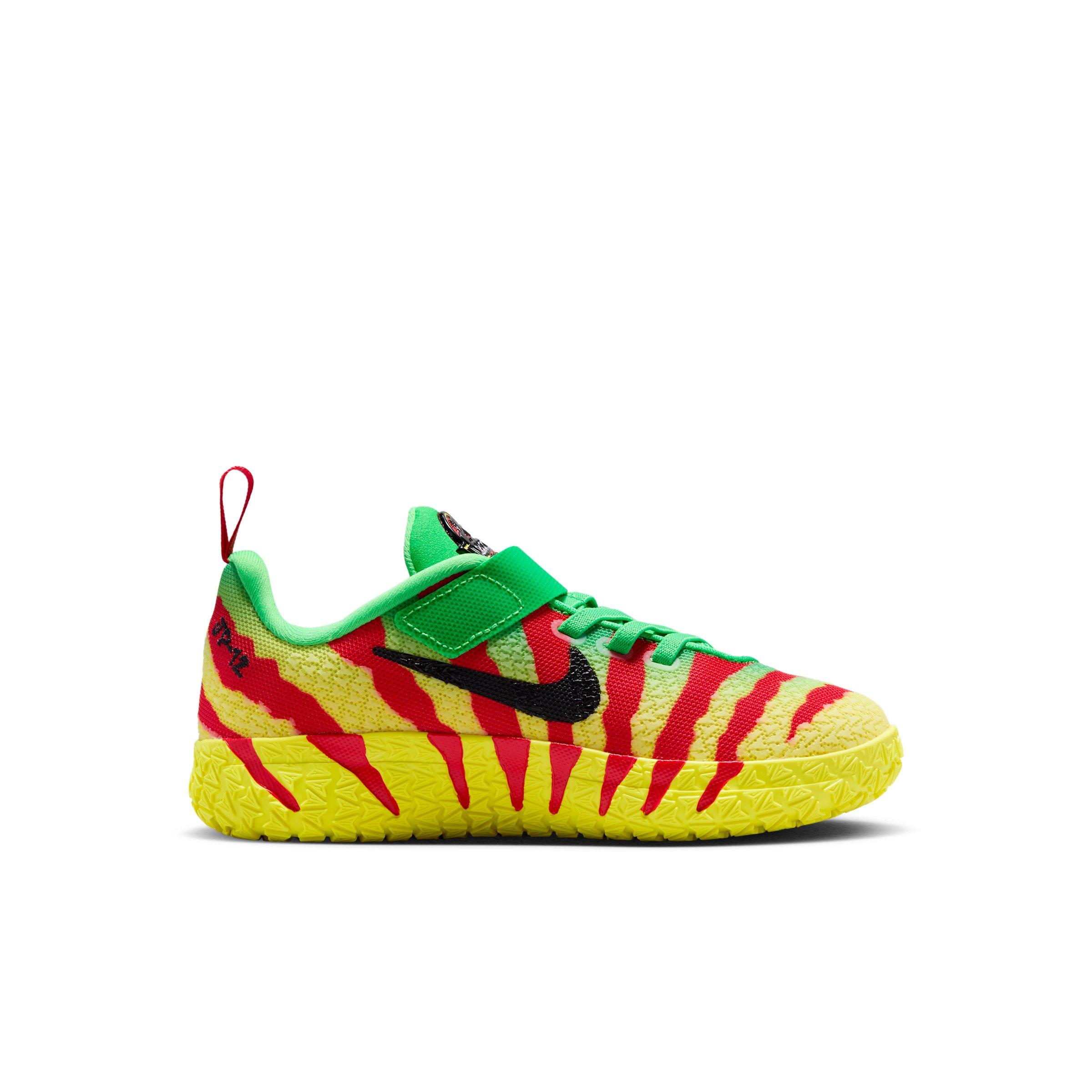 Nike Ja 3 "Explorer" Preschool Kids' Basketball Shoe - GREEN/RED/YELLOW/BLACK